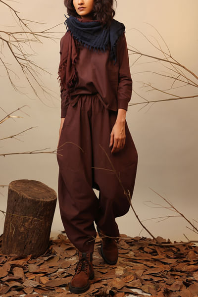 Brown cotton co-ords