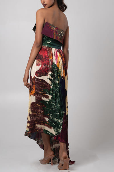 Advait Char embellished fold over dress ADVJAN25D12576