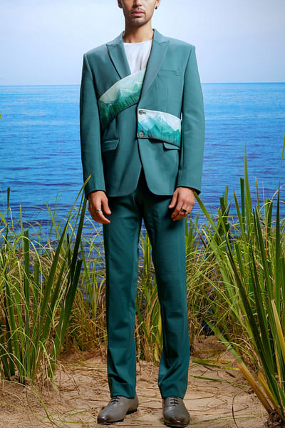 Chateau hand painted blazer set