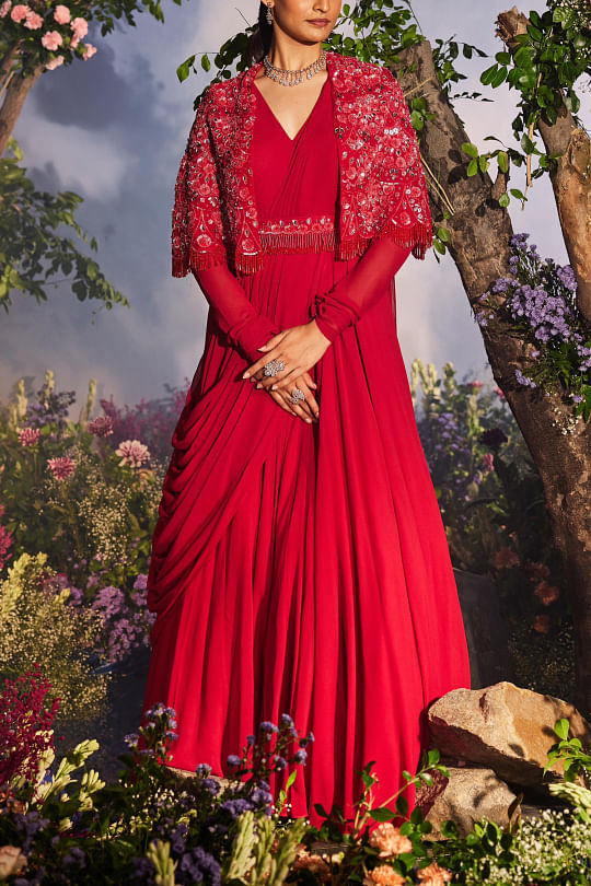 Red gowns online online