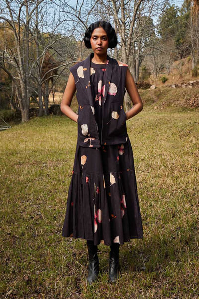 Coca cola floral printed dress