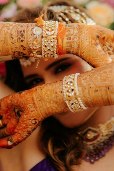 Gold kundan jadau bangles
