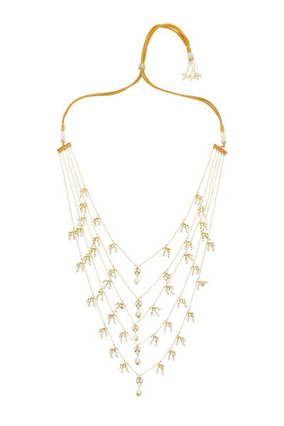 Gold layered necklace
