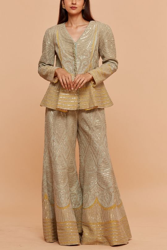 Shop Anamika Khanna Designer Anarkali Jackets Capes Shararas