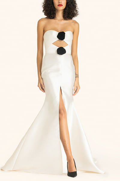 Ivory mermaid gown
