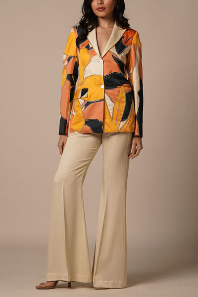 Luna printed blazer
