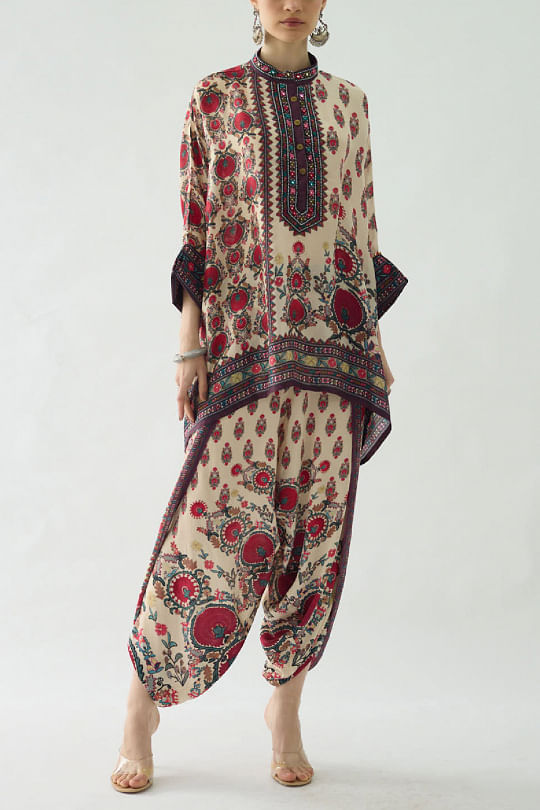 Printed dhoti pants online clearance