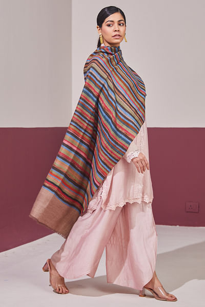 Multicolour pashmina stole