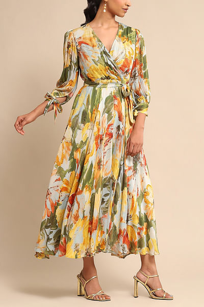 Multicolour printed dress