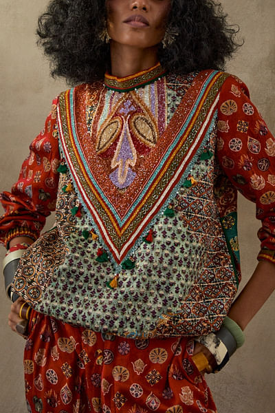 Multicolour printed sweatshirt