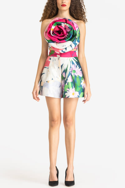 Multicolour Printed top