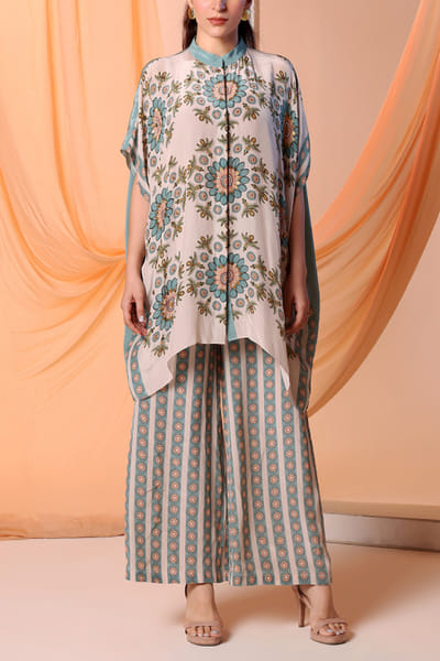 Soup by Sougat Paul Off-white printed embellished co-ord set SSPNOV2417
