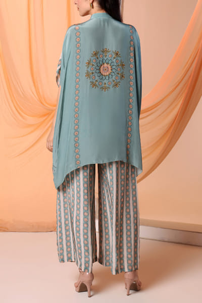 Soup by Sougat Paul Off-white printed embellished co-ord set SSPNOV2417