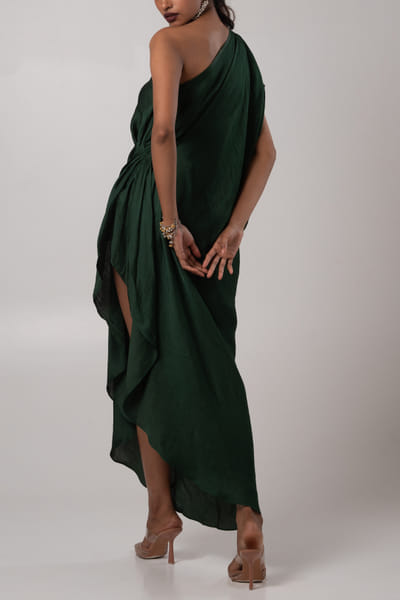 Advait Ori one-shoulder draped dress ADVJAN25D12606
