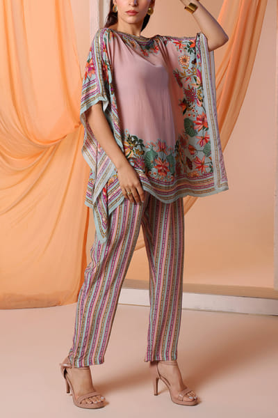 Soup by Sougat Paul Pink embellished co-ord set SSPNOV2423