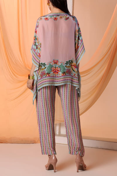 Soup by Sougat Paul Pink embellished co-ord set SSPNOV2423