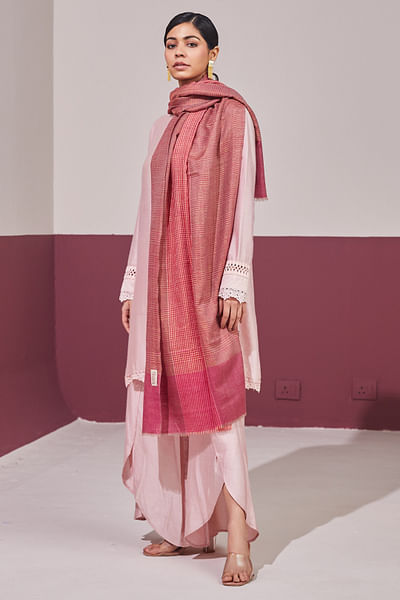 Rani pink pashmina stole