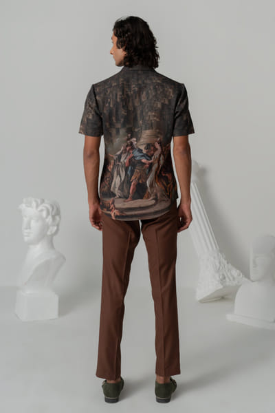 Varun Chakkilam Turkish coffee European art print shirt VARFEB25D116912