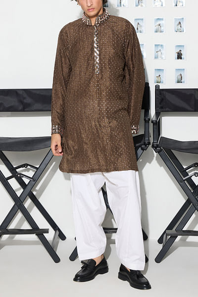 White pathani salwar