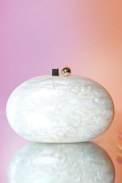White resin clutch