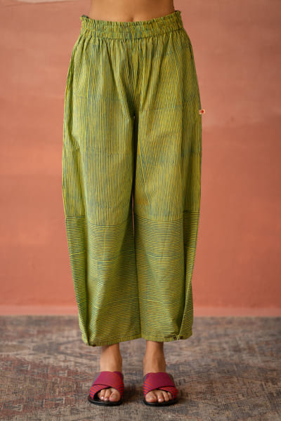 Yellow striped pants