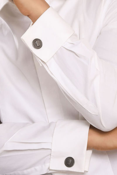 Black biscuit cufflinks