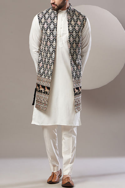 Black embroidered jacket