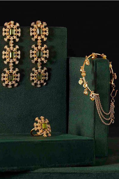 Emerald accessory mini gift set
