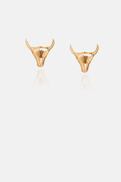 Gold plated bull studs