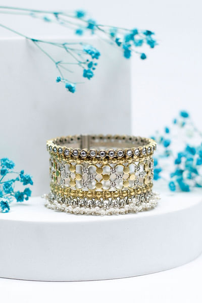 Gold plated silver bracelet
