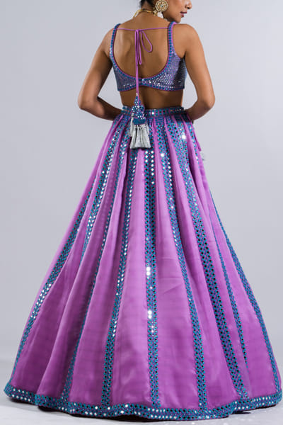 Vvani by Vani Vats Mauve embellished lehenga set VVAMAR2325