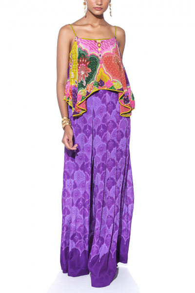 Siddhartha Bansal Multicolour embroidered co-ord set SDBJAN2426