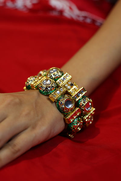 Multicolour meenakari bracelet