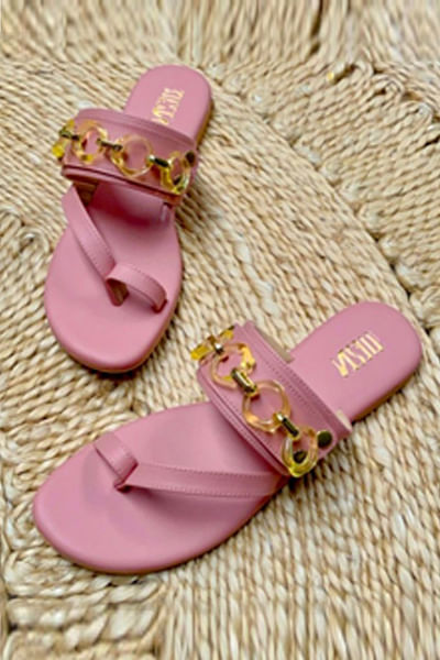 Pink 3 changeable strap flats