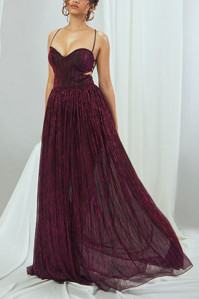 Ruby platinoir gown