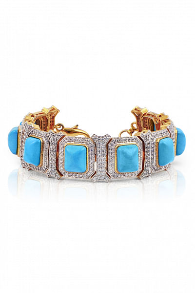 Turquoise embellished bracelet