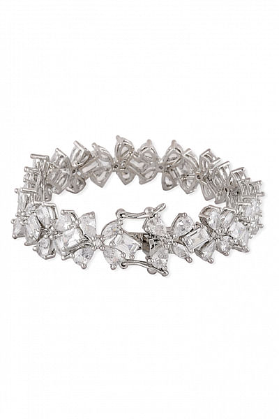 White American diamond zircon bracelet