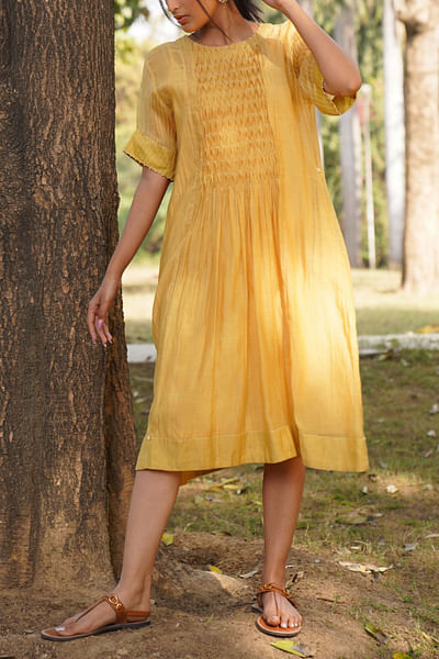 Yellow dress set