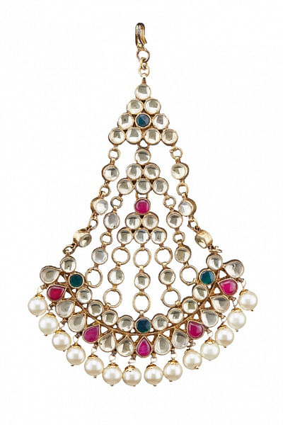 Multicolour kundan passa
