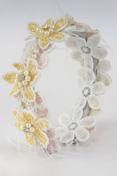 Floral embellished hairband