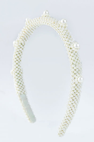 Pearl embellished hairband