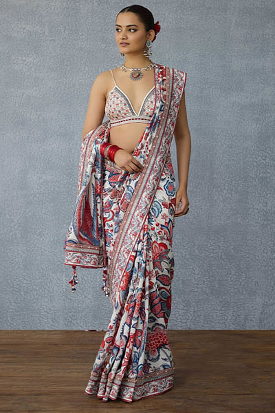 Multicolour chintz printed bralette