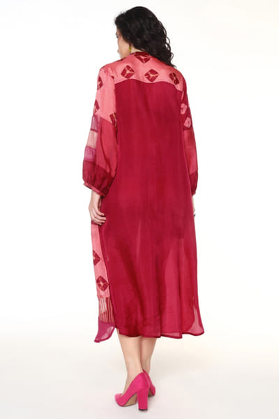 Capisvirleo Ruby patchwork midi dress CAPIJUL26D149957