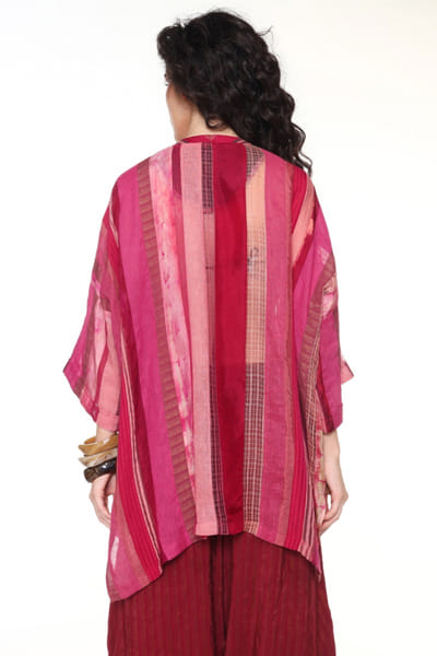 Capisvirleo Ruby panelled habutai silk shirt CAPIJUL26D149964