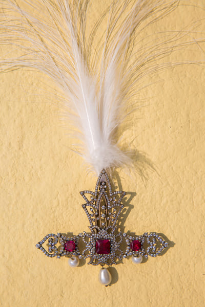 Antique gold maharaja kalangi