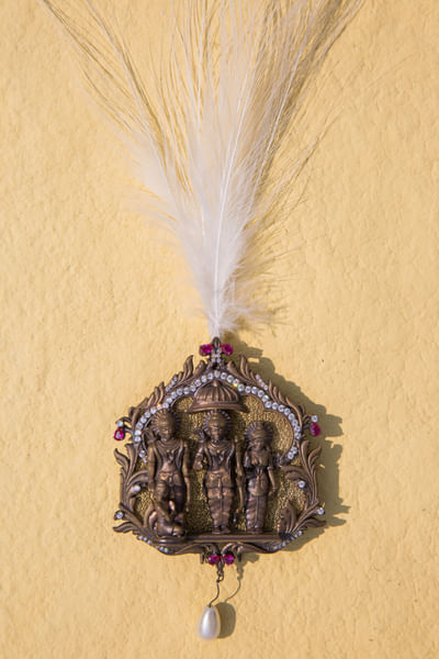Antique gold ram darbar kalangi