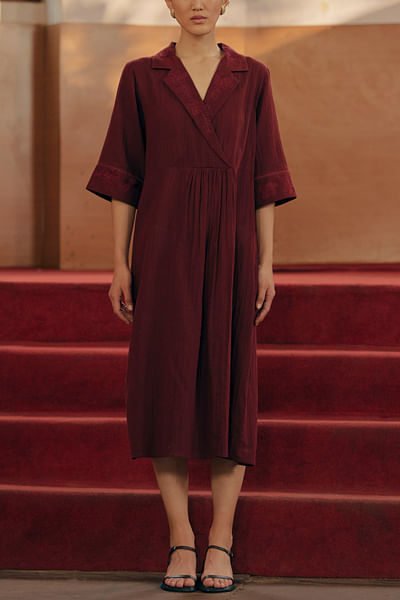 Ruby overlap dress