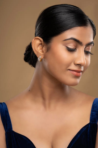 Silver hyacinth earrings