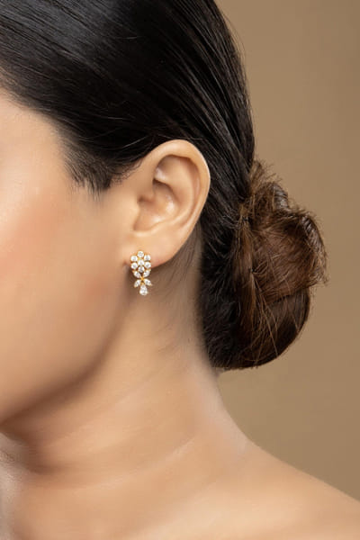 Sica Jewellery Silver flower stud earrings SICOCT25D237013