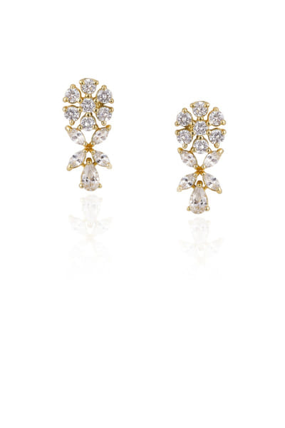Sica Jewellery Silver flower stud earrings SICOCT25D237013